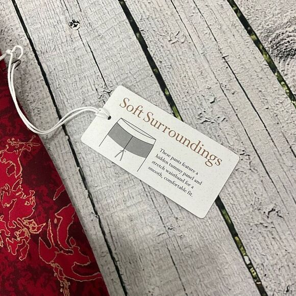 SOFT SURROUNDINGS Straight Leg Ankle Pull On Pants - Picture 6 of 6